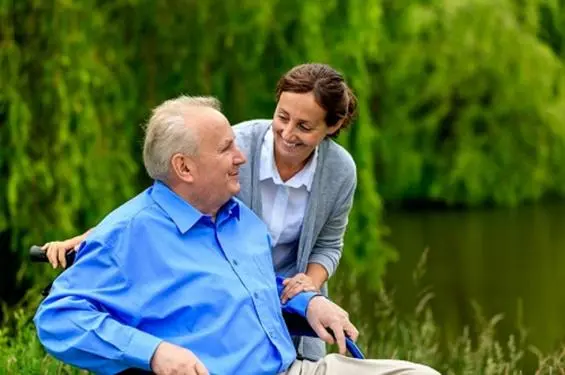 Older person and carer